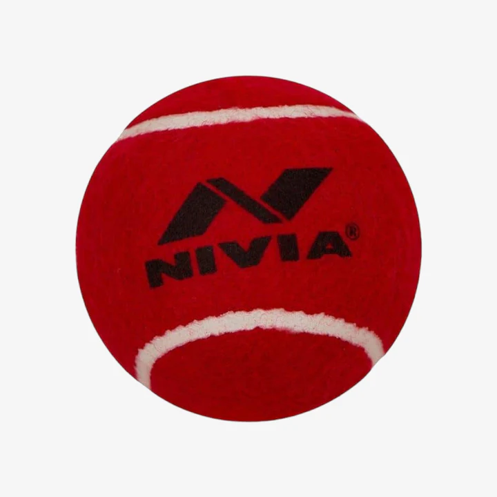 Nivia Heavy Weight Rubber Tennis Ball Red