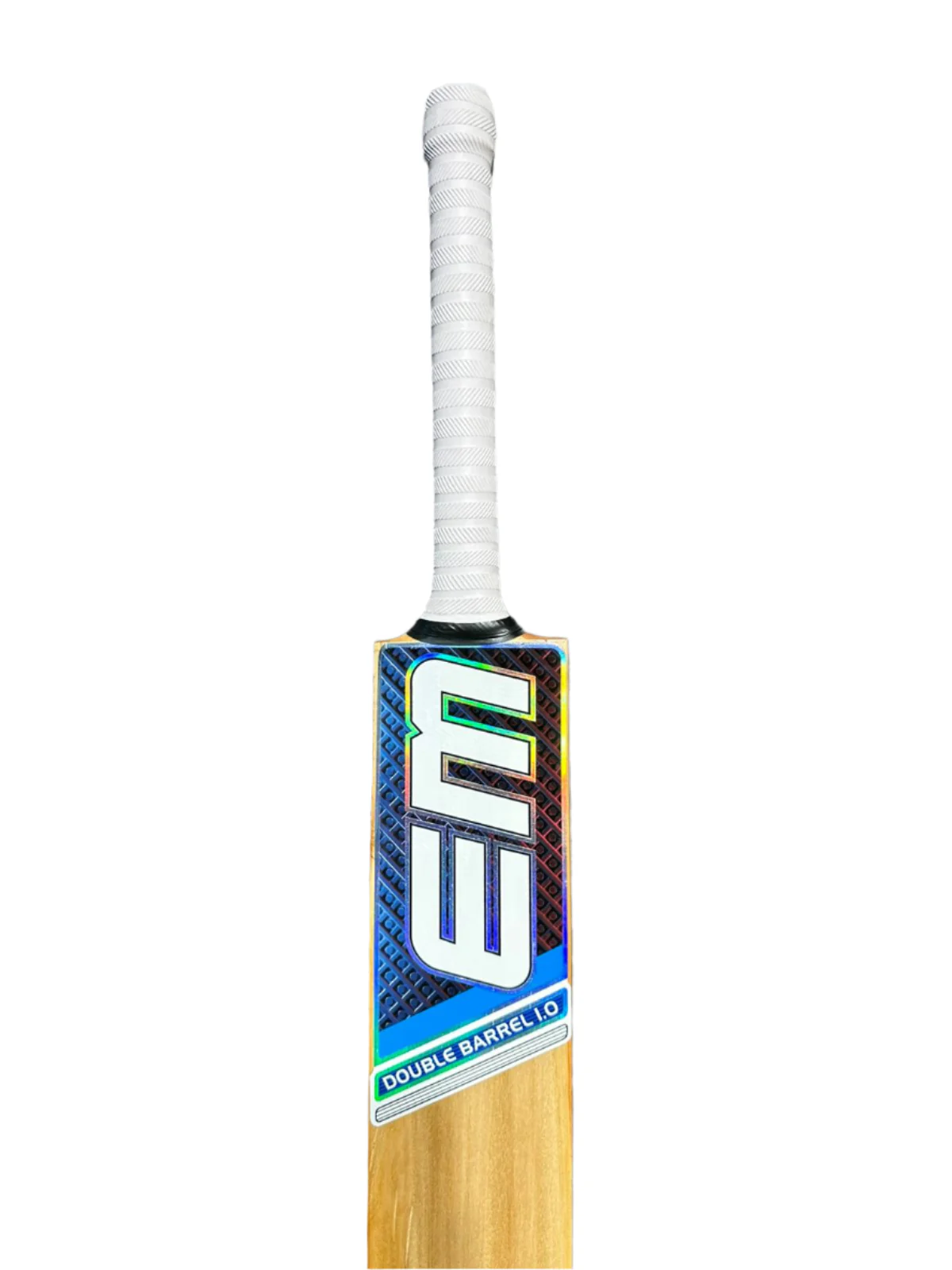 EM Double Barrel Fire Blade Tennis Kashmir Willow Bat – SH - Image 2