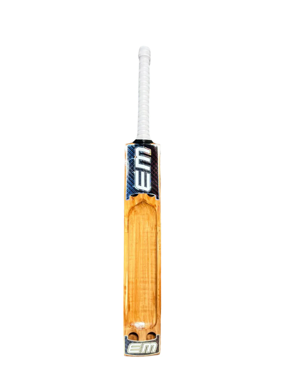 EM Double Barrel Fire Blade Tennis Kashmir Willow Bat – SH - Image 3